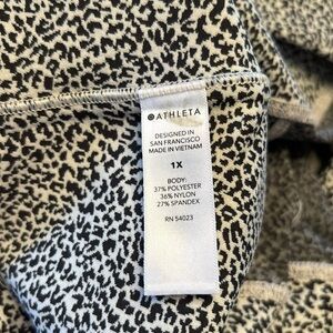 Athleta | Black and White Patterned Pants